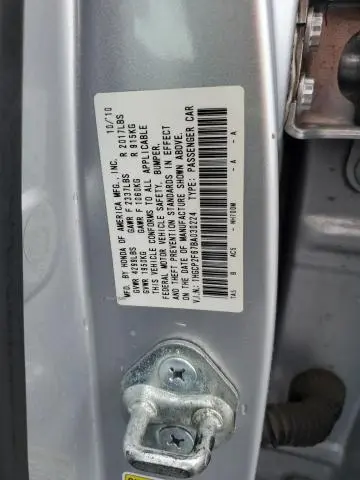 2011 HONDA ACCORD SE