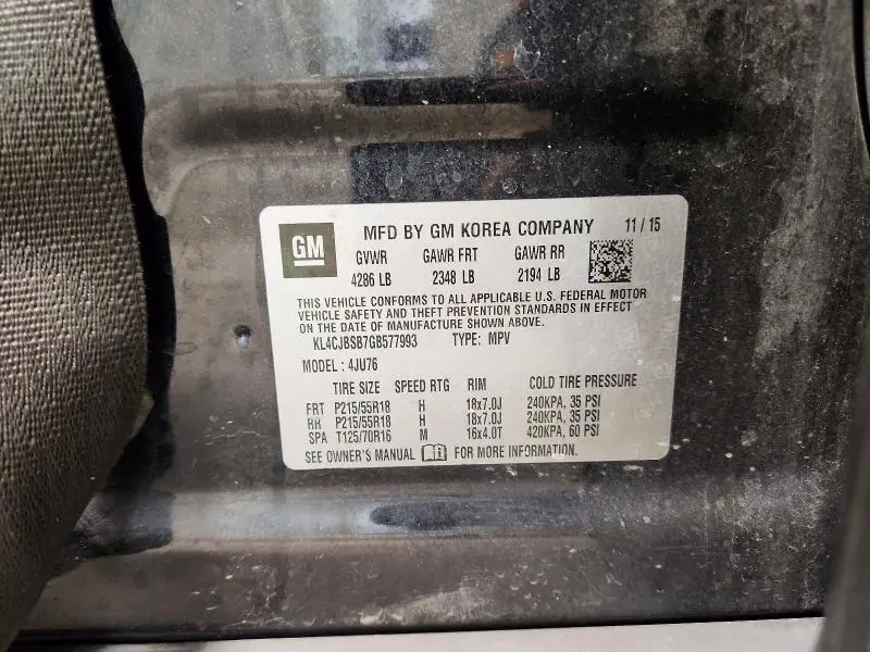2016 BUICK ENCORE CONVENIENCE  