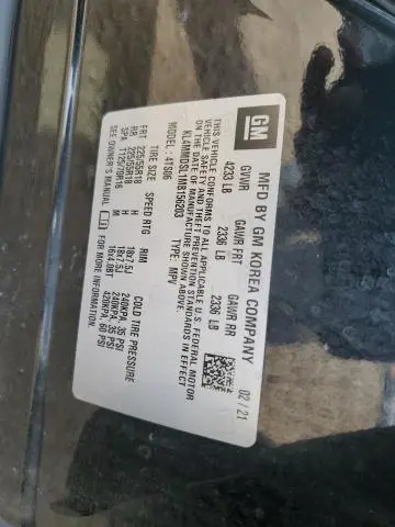 2021 BUICK ENCORE GX SELECT  