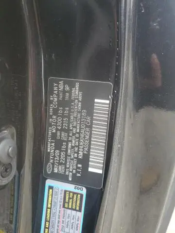 2010 HYUNDAI GENESIS COUPE 3.8L  