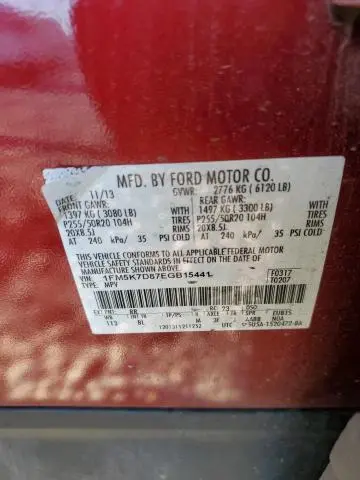 2014 FORD EXPLORER XLT  