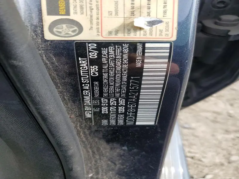 2010 MERCEDES-BENZ E 350 4MATIC  