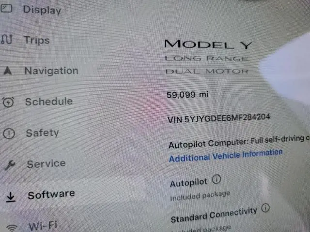 2021 TESLA MODEL Y   