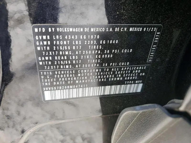 2024 VOLKSWAGEN TAOS S  