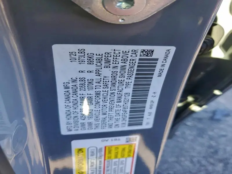 2026 HONDA CIVIC SPORT  