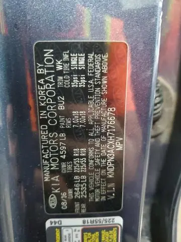 2017 KIA SPORTAGE EX  