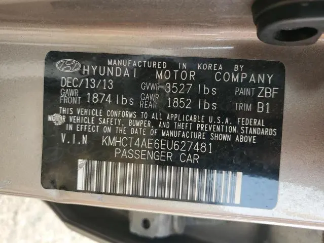2014 HYUNDAI ACCENT GLS  