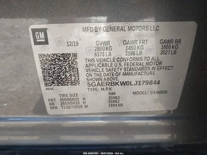 2020 BUICK ENCLAVE FWD ESSENCE