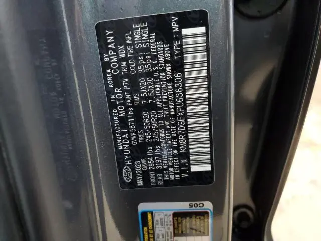 2023 HYUNDAI PALISADE CALLIGRAPHY  