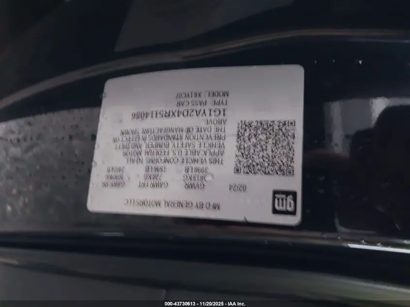 2024 CHEVROLET CORVETTE STINGRAY  