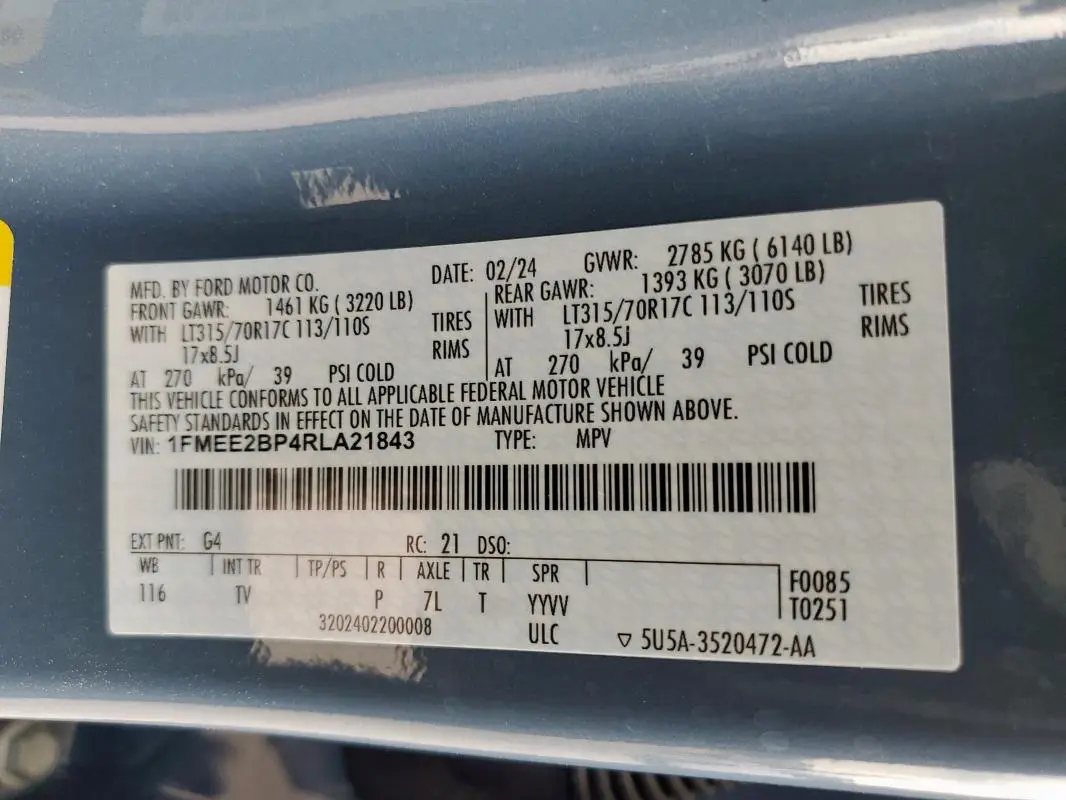 2024 FORD BRONCO WILDTRAK  