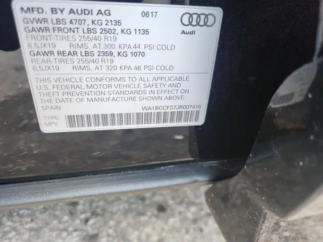 2018 AUDI Q3 PREMIUM  