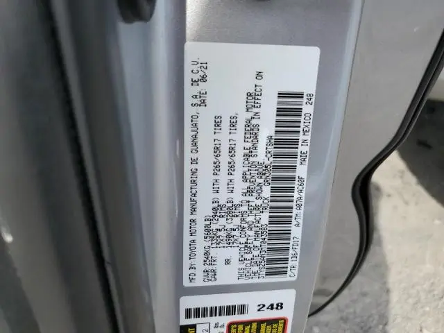 2021 TOYOTA TACOMA ACCESS CAB  