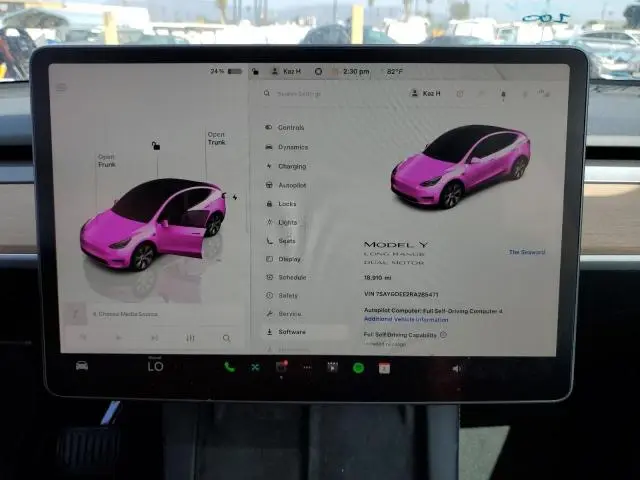 2024 TESLA MODEL Y   