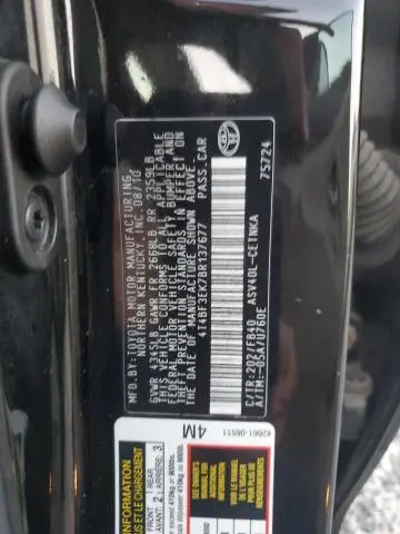 2011 TOYOTA CAMRY BASE  