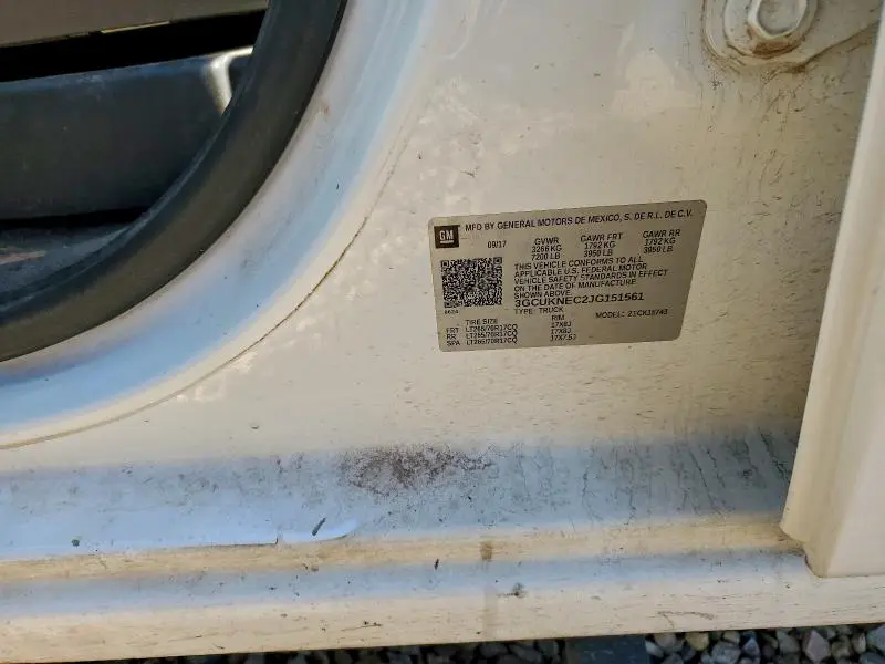 2018 CHEVROLET SILVERADO K1500  