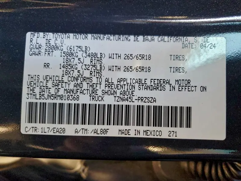 2024 TOYOTA TACOMA DOUBLE CAB  