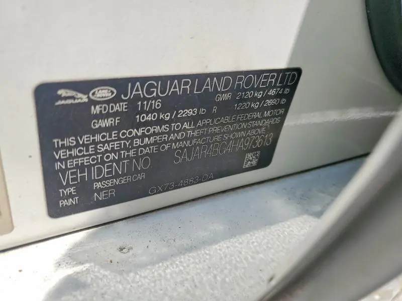 2017 JAGUAR XE   