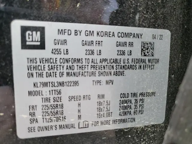 2022 CHEVROLET TRAILBLAZER RS  