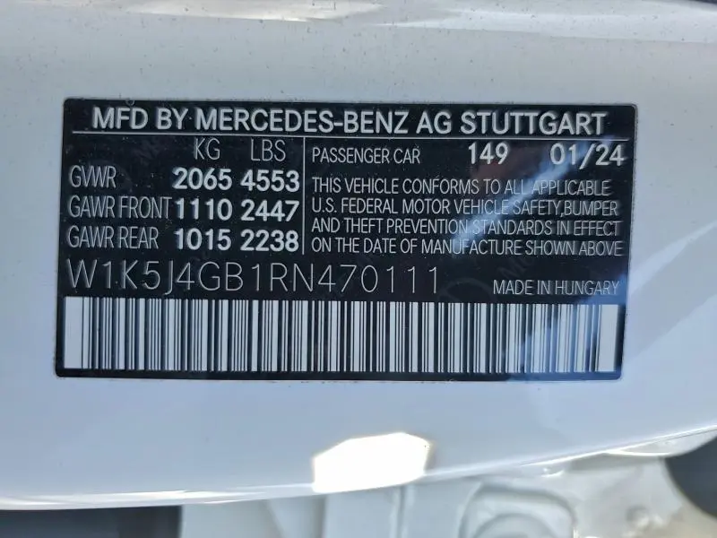 2024 MERCEDES-BENZ CLA 250  