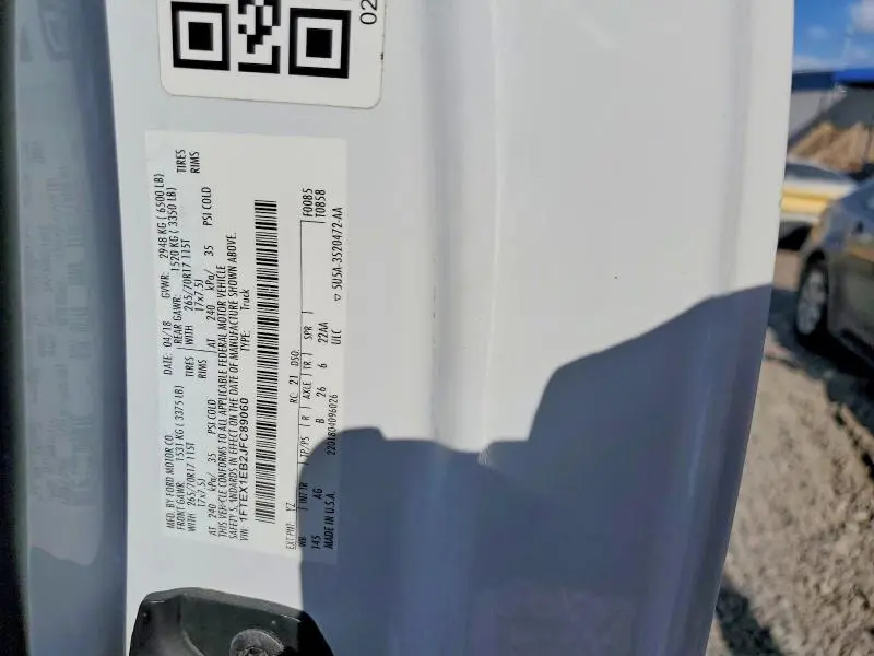 2018 FORD F150   