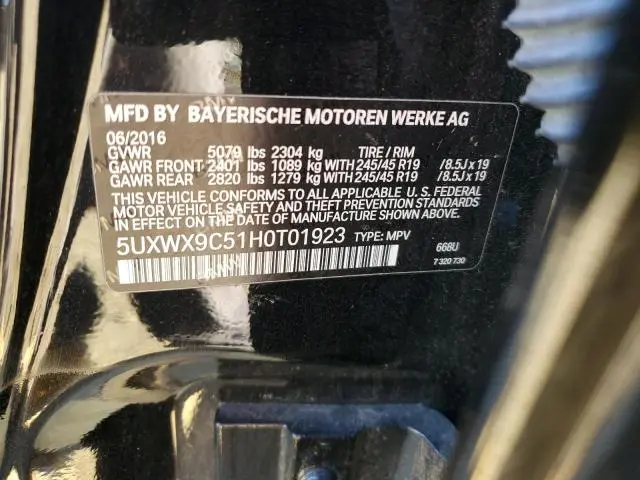 2017 BMW X3 XDRIVE28I  