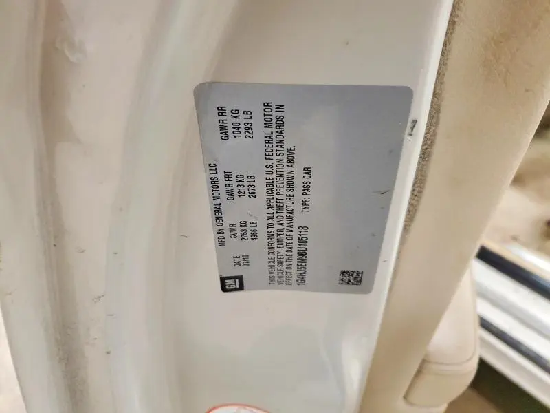 2011 BUICK LUCERNE CXL  