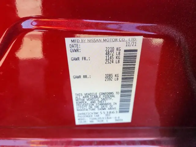 2022 NISSAN LEAF SV PLUS  