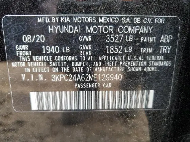 2021 HYUNDAI ACCENT SE  