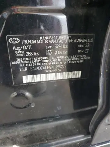 2018 HYUNDAI ELANTRA SE  