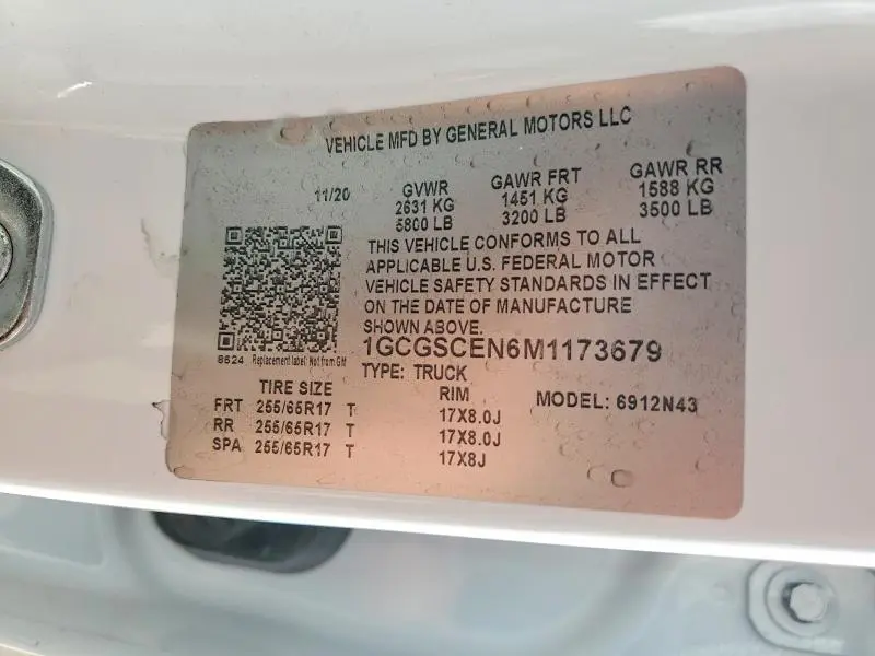 2021 CHEVROLET COLORADO LT  