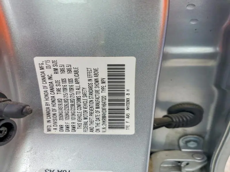 2015 HONDA CR-V LX  