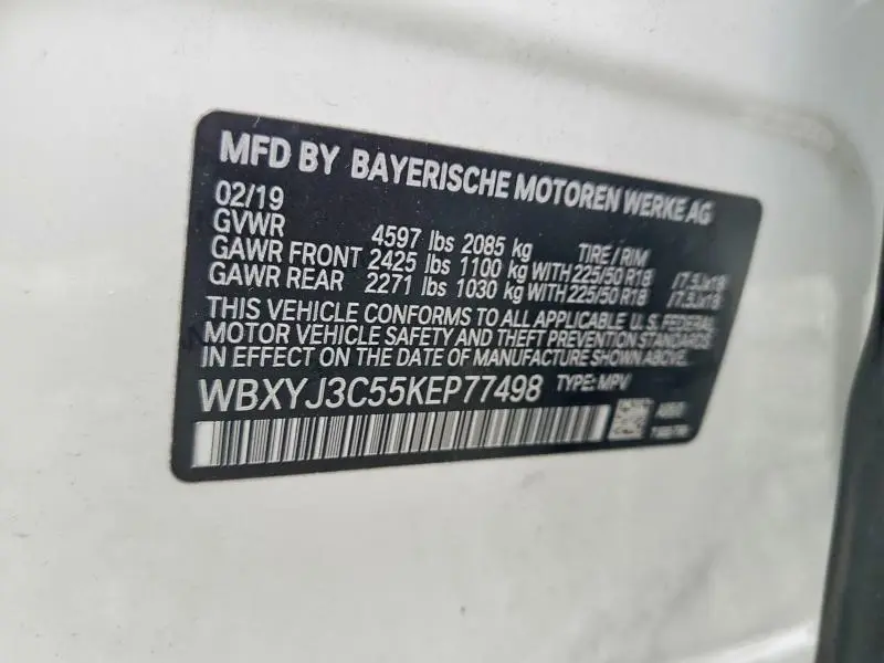 2019 BMW X2 SDRIVE28I  