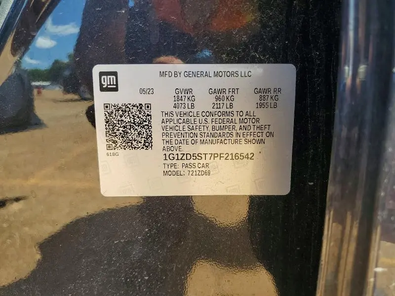 2023 CHEVROLET MALIBU LT  