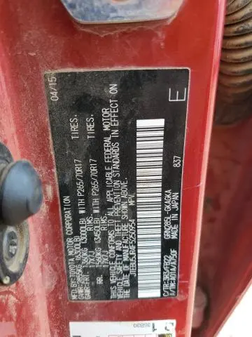 2015 TOYOTA 4RUNNER SR5/SR5 PREMIUM  