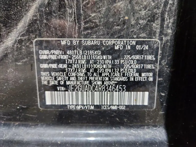 2024 SUBARU CROSSTREK PREMIUM  