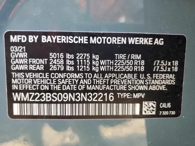 2022 MINI COOPER S E COUNTRYMAN ALL4  