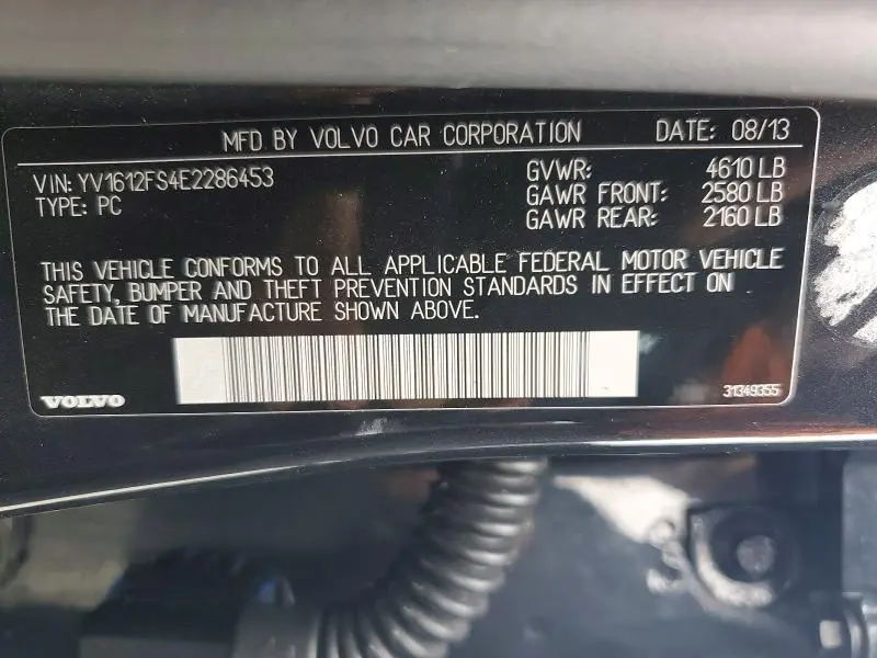2014 VOLVO S60 T5  