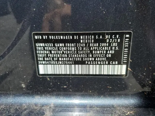 2018 VOLKSWAGEN GTI S  