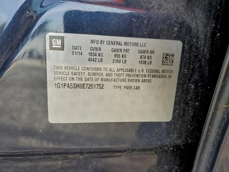2014 CHEVROLET CRUZE LS  