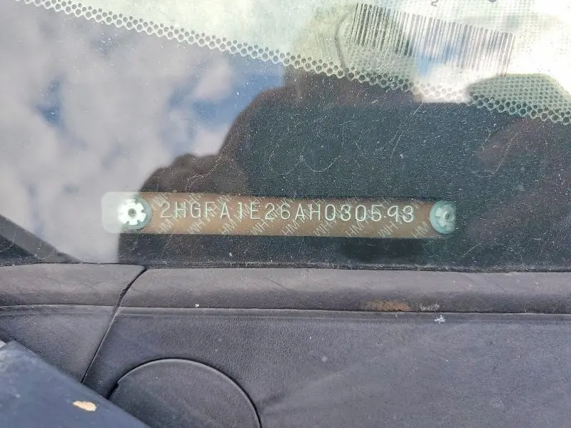 2010 HONDA CIVIC DX  