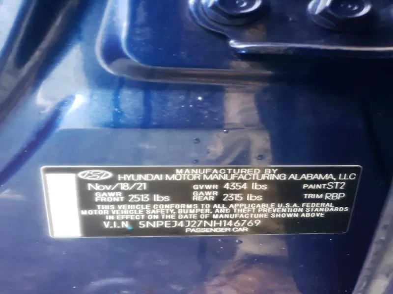 2022 HYUNDAI SONATA SEL PLUS  
