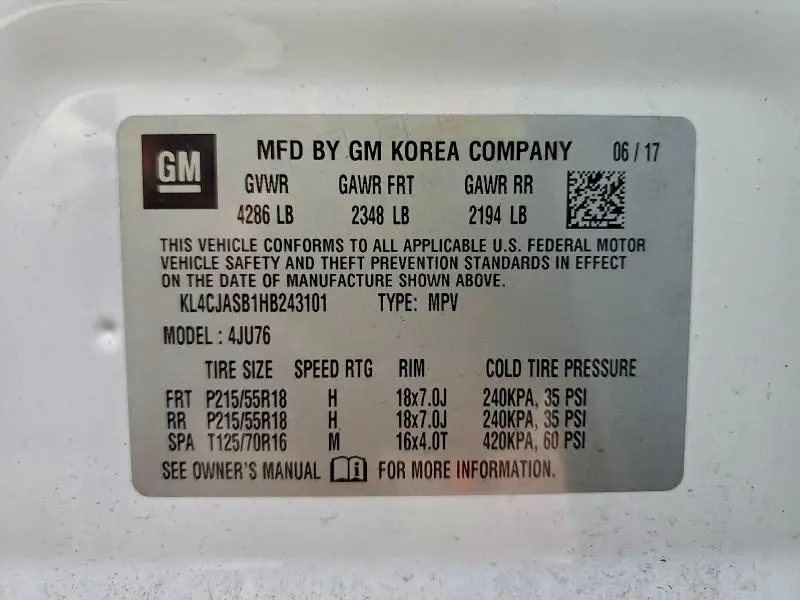 2017 BUICK ENCORE PREFERRED  