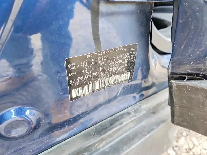 2020 SUBARU OUTBACK LIMITED  