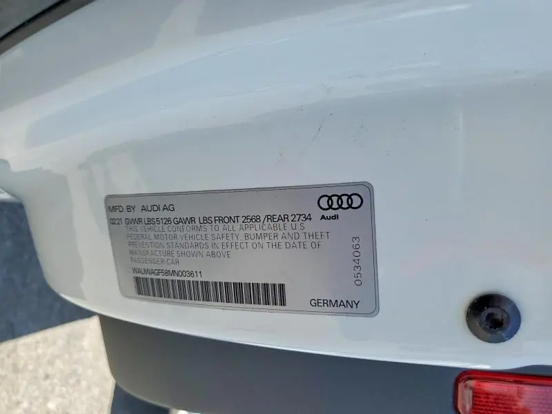2021 AUDI A5 PREMIUM PLUS 45  