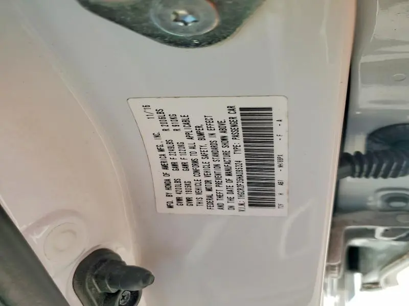 2017 HONDA ACCORD LX  