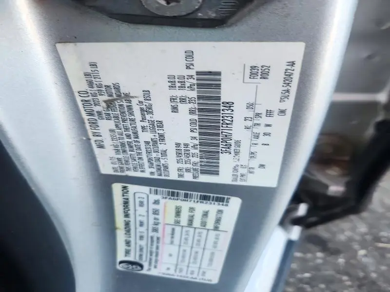 2015 FORD FUSION SE  