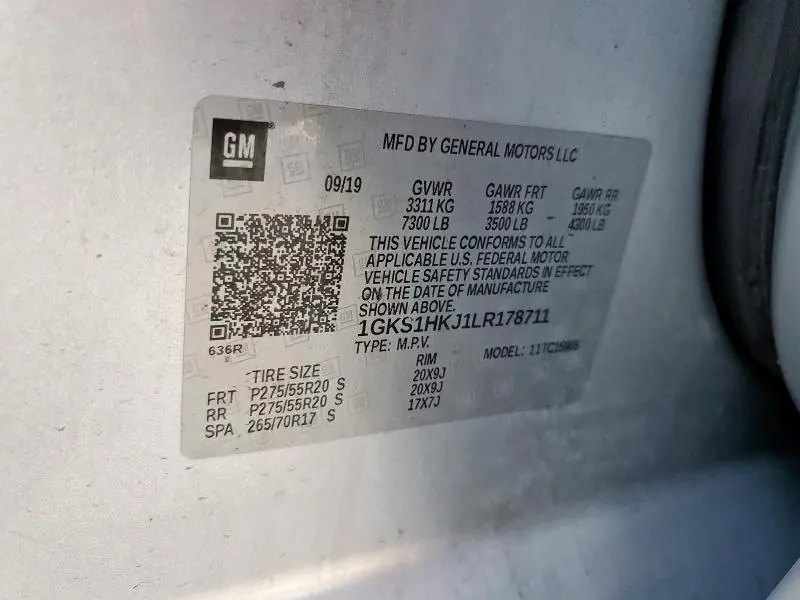 2020 GMC YUKON XL DENALI  