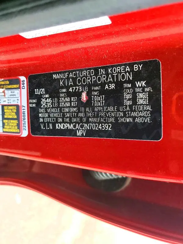 2022 KIA SPORTAGE LX  