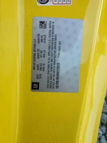 2017 CHEVROLET CAMARO LT  